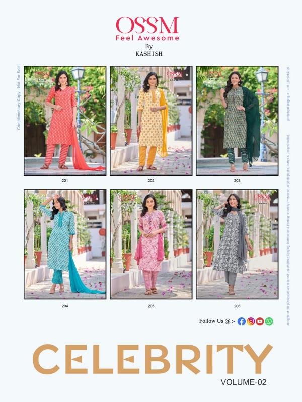 Ossm Celebrity Vol 2 New Fancy Cotton Designer Readymade Collection